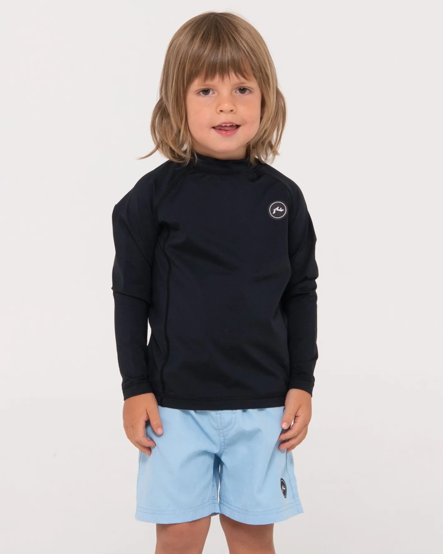 Sale Still Surf Long Sleeve Surf Top Runts Kids Swimwear