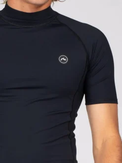 Fashion Still Surfing Short Sleeve Surf Top Mens Surf Tops