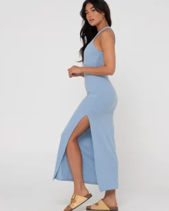 Hot Sunbather Knitted Tank Maxi Dress Womens Maxi Dresses