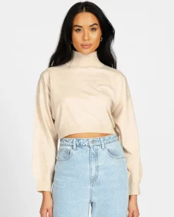 Sale Sunday High Neck Knit Womens Knitwear