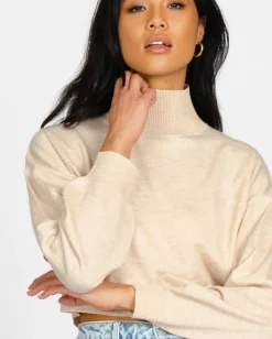 Sale Sunday High Neck Knit Womens Knitwear