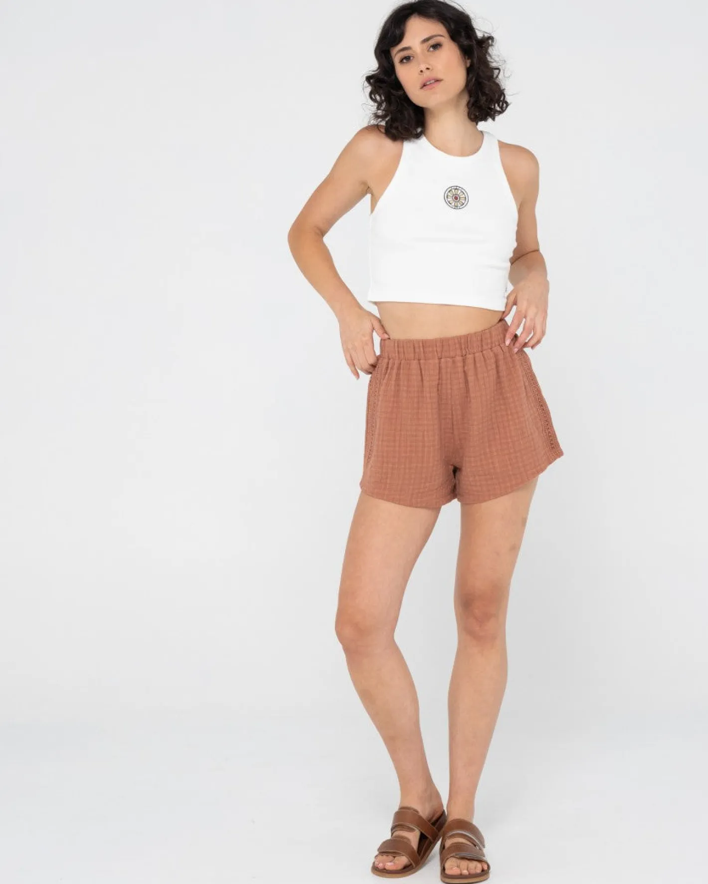 Hot Sundowner Elastic Short Womens Overswim