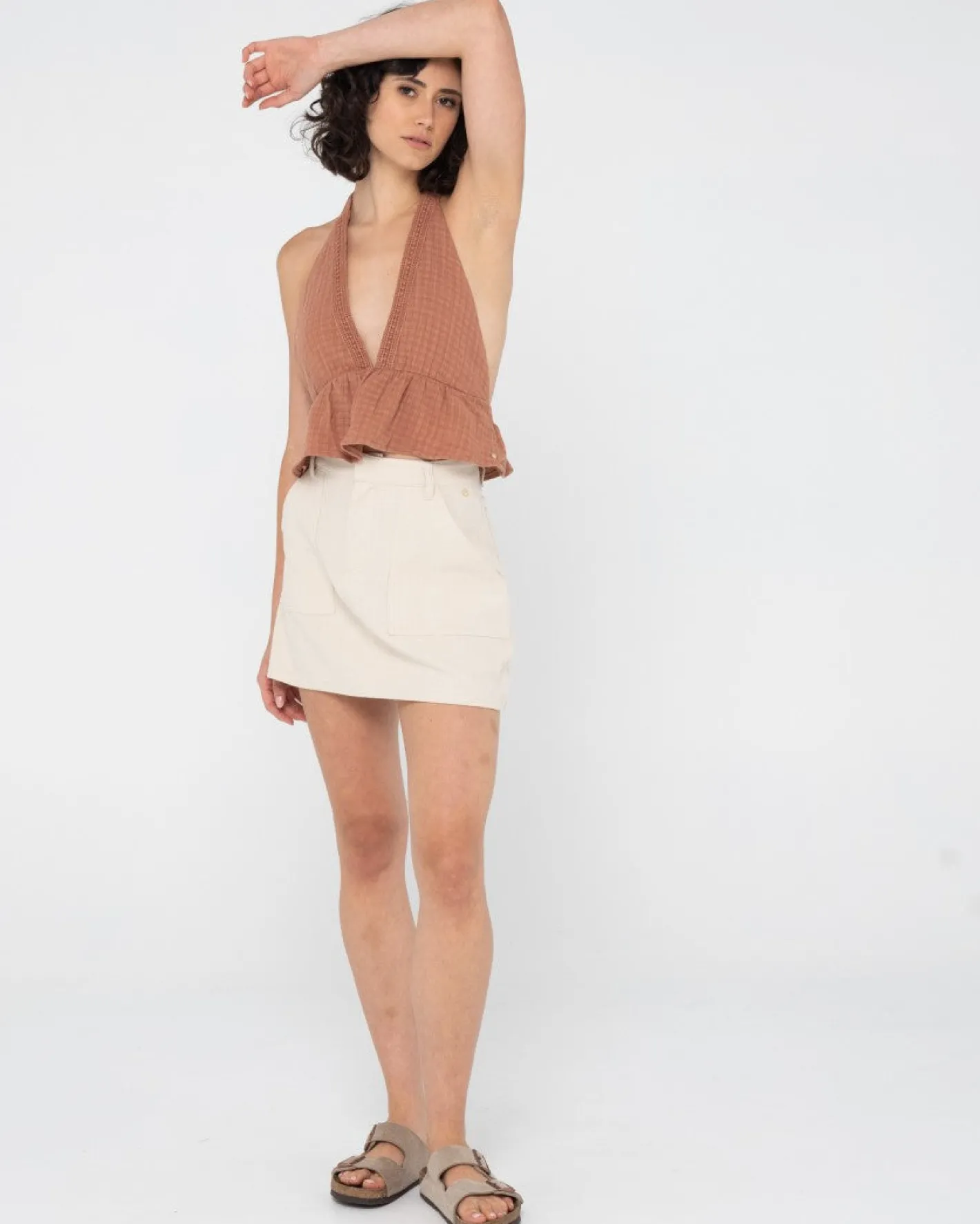 Online Sundowner Halter Top Womens Overswim