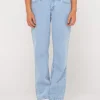 Best Super Low Rise Straight Leg Jean Womens Pants