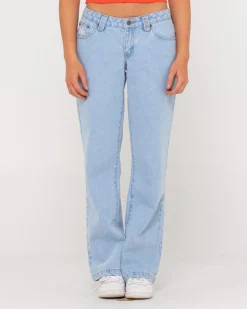 Best Sale Super Low Rise Straight Leg Jean Womens Denim
