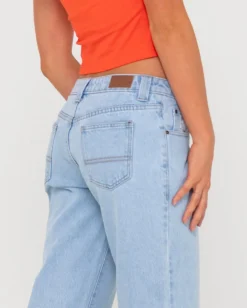 Best Super Low Rise Straight Leg Jean Womens Pants