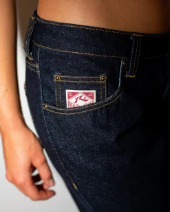 Outlet Super Low Rise Straight Leg Denim Jean Womens Pants