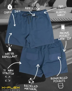 Cheap Surf2Site Quick Dry Elastic Work Short Shorts