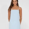 New Sweet Water Mini Slip Dress Womens Mini Dresses