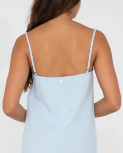 New Sweet Water Mini Slip Dress Womens Mini Dresses