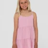 Cheap Sweet Water Tierd Slip Dress Girls Kids Dresses