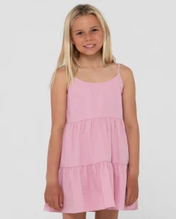 Cheap Sweet Water Tierd Slip Dress Girls Kids Dresses
