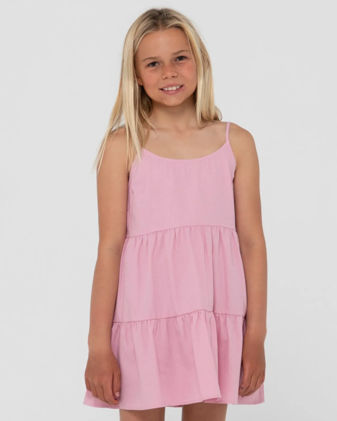 Cheap Sweet Water Tierd Slip Dress Girls Kids Dresses
