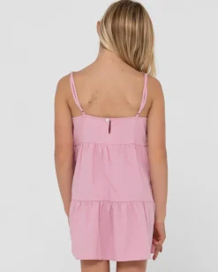 Cheap Sweet Water Tierd Slip Dress Girls Kids Dresses
