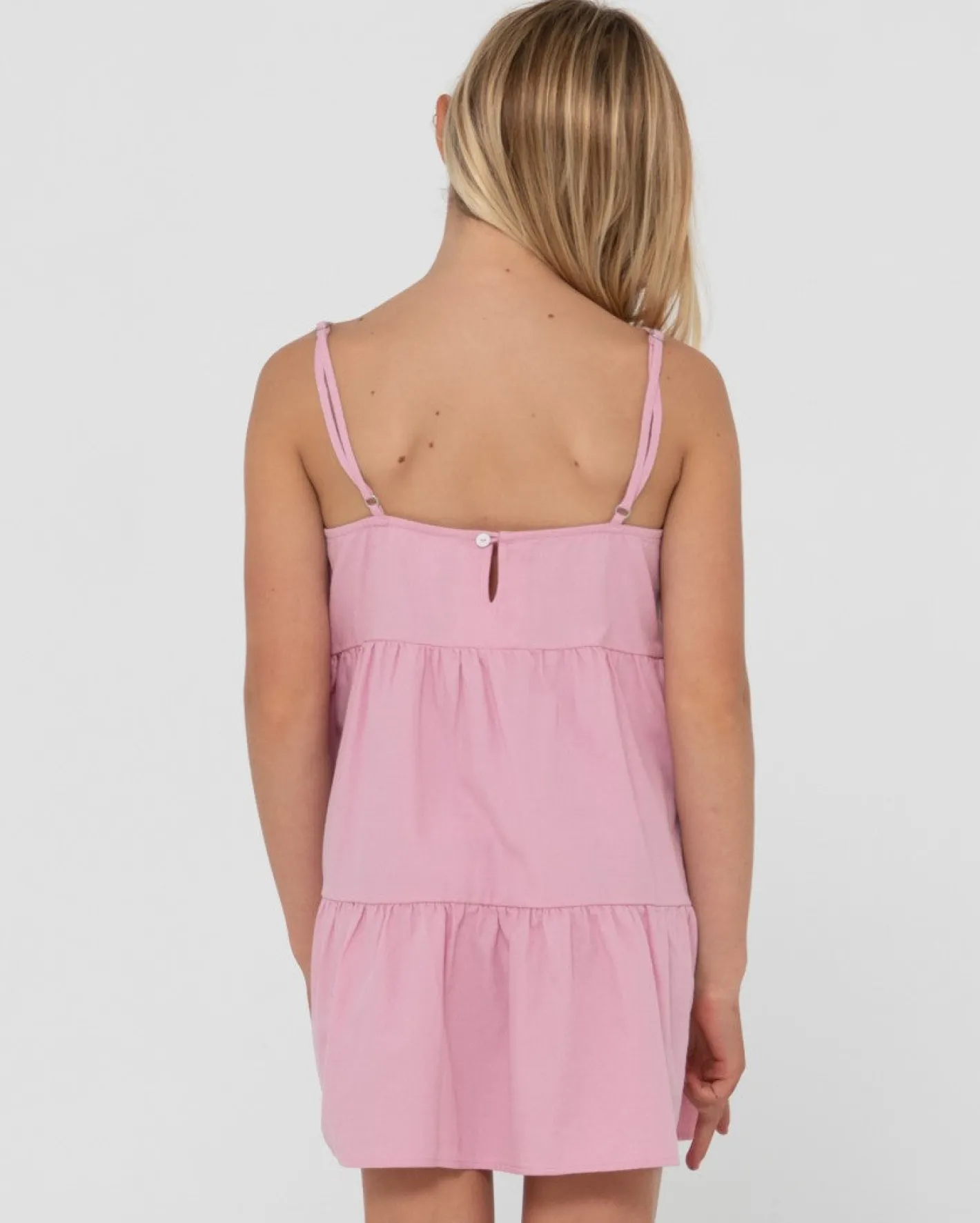 Cheap Sweet Water Tierd Slip Dress Girls Kids Dresses