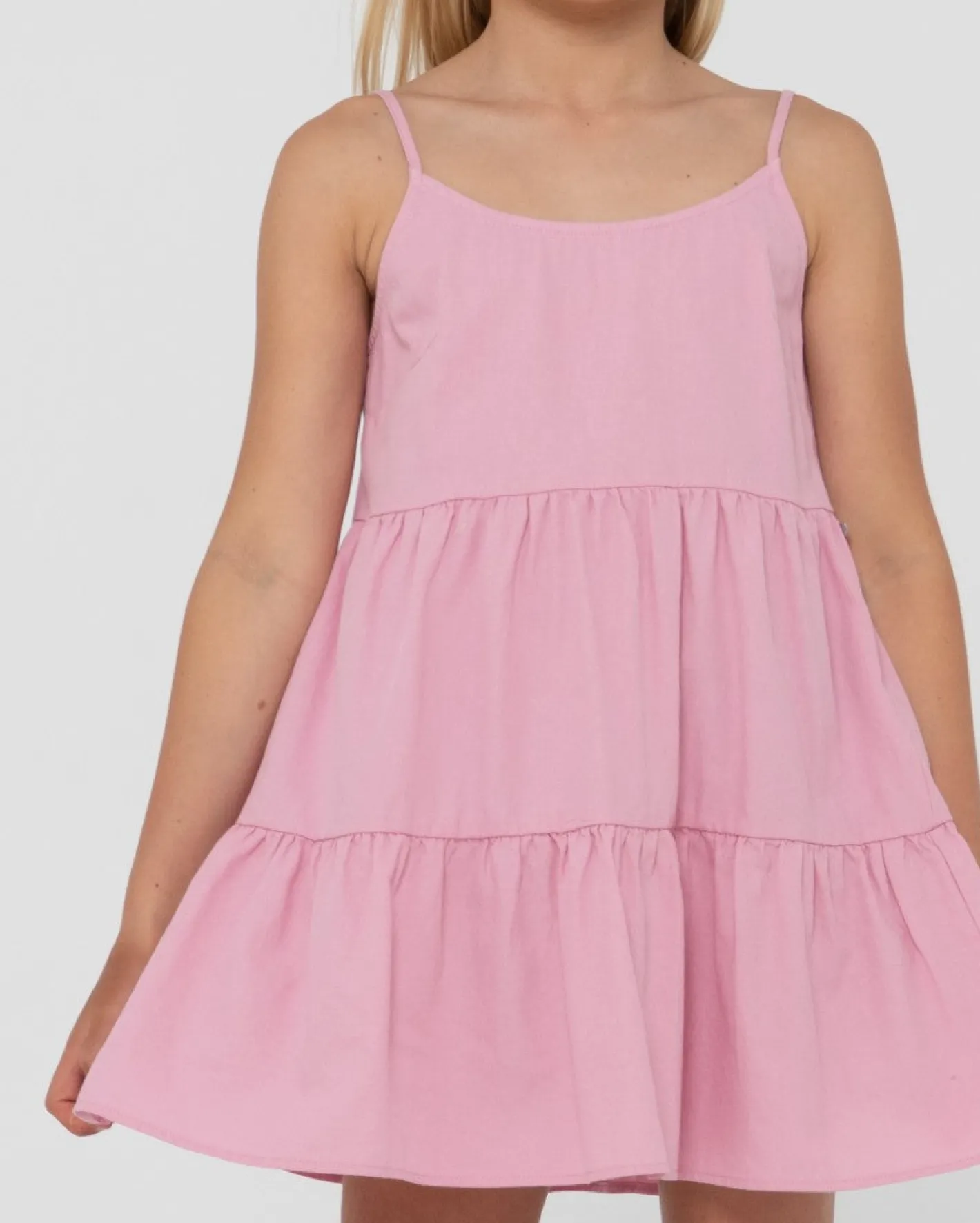 Cheap Sweet Water Tierd Slip Dress Girls Kids Dresses
