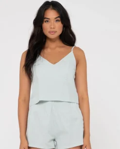 Cheap Sweet Water V Neck Slip Cami Womens Fashion Tops