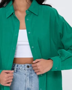 Best Sale Tammy Cord Shirt Womens Shirts