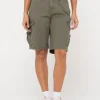 Discount Tank Girl Low Rise Loose Fit Cargo Short Womens Shorts