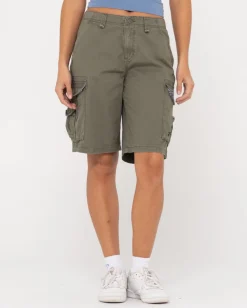 Discount Tank Girl Low Rise Loose Fit Cargo Short Womens Shorts