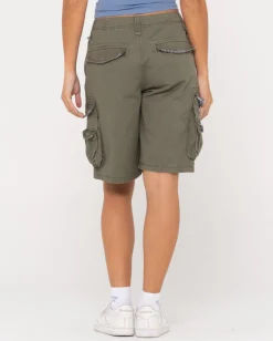Discount Tank Girl Low Rise Loose Fit Cargo Short Womens Shorts