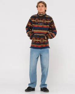 Fashion Teka 1/4 Zip Polar Fleece Mens Hoodies & Fleece