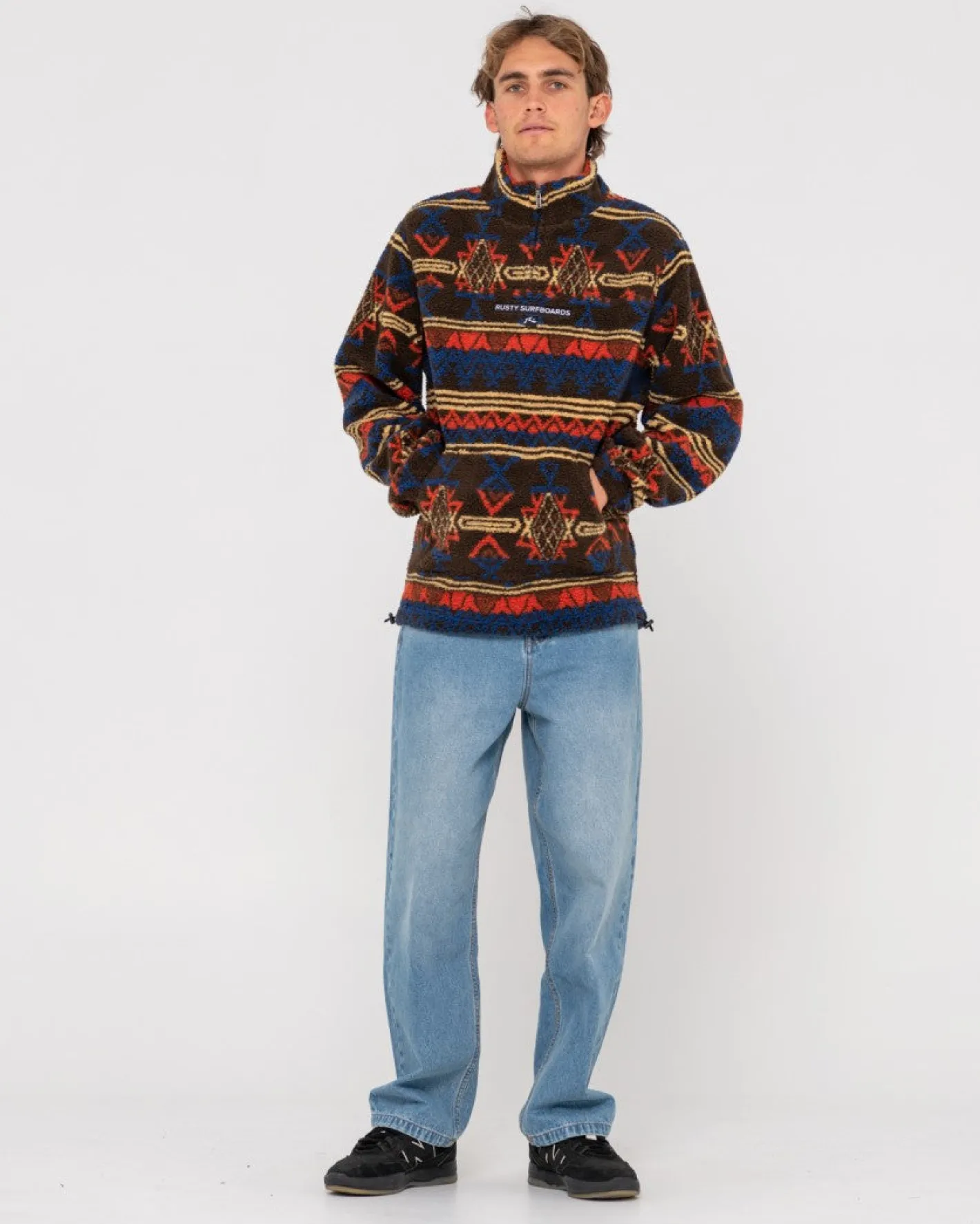 Fashion Teka 1/4 Zip Polar Fleece Mens Hoodies & Fleece