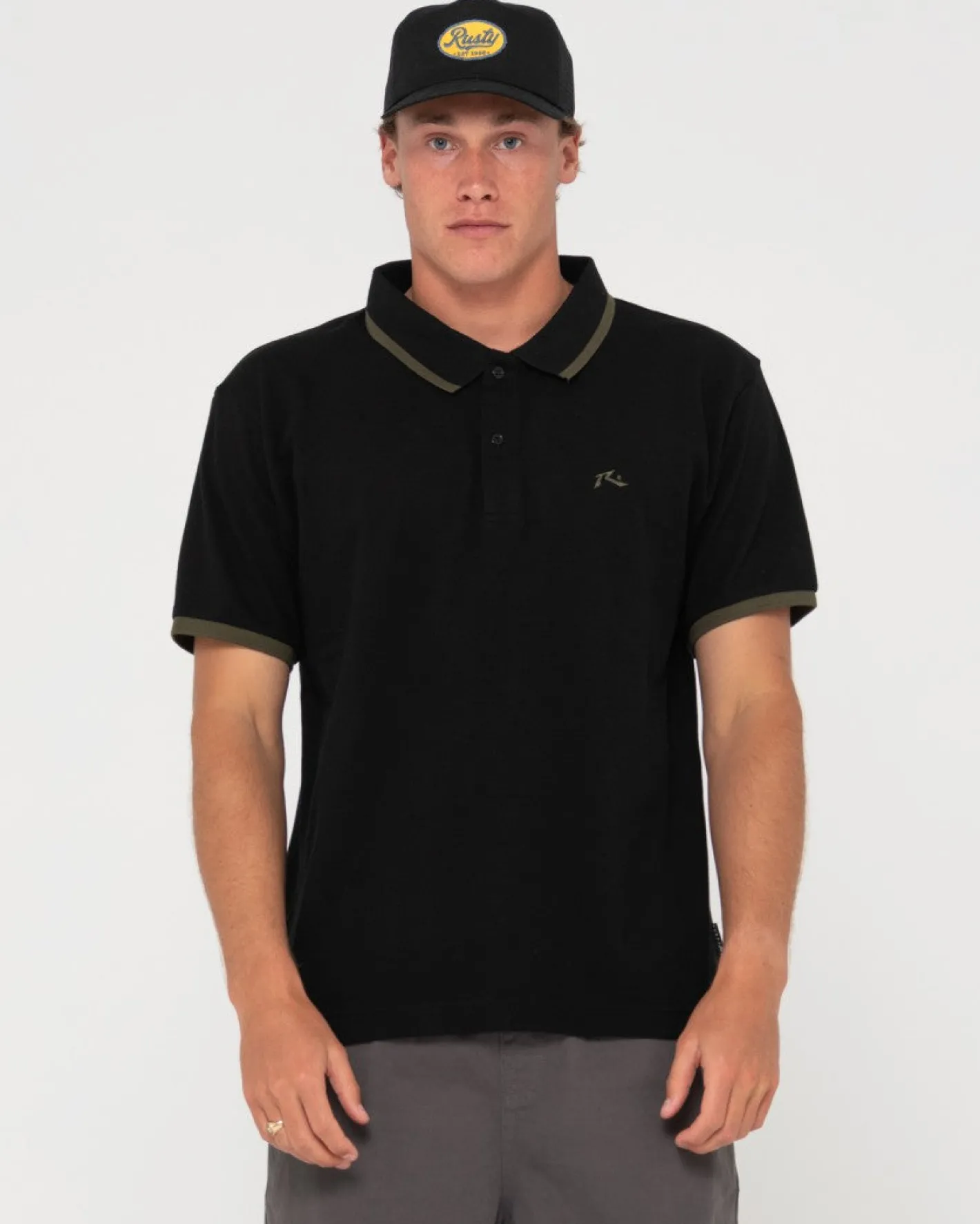 Best 19Th Hole Tipped Short Sleeve Polo Mens Tees