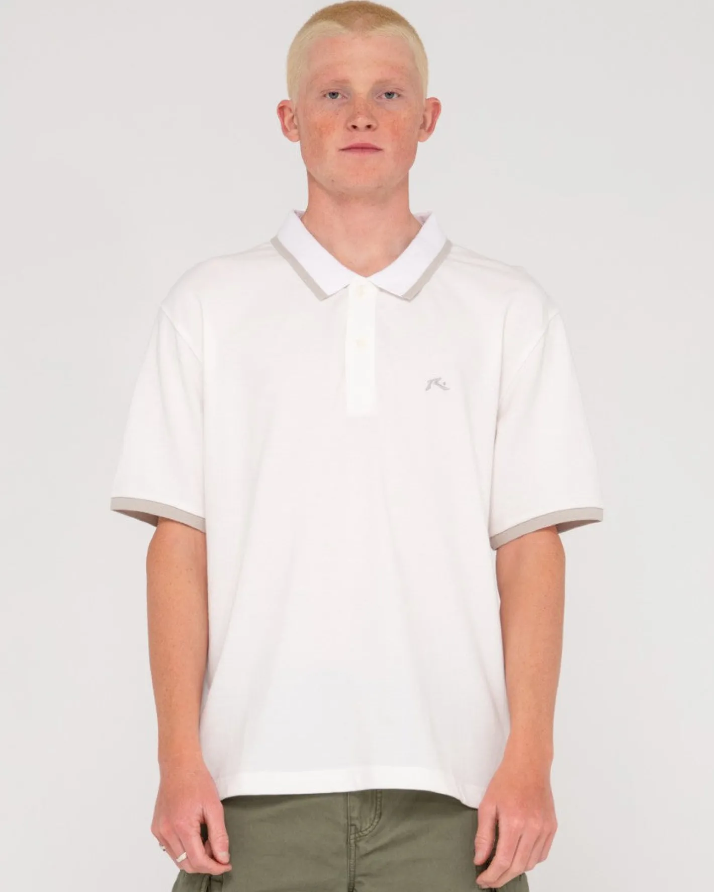 Hot 19Th Hole Tipped Short Sleeve Polo Shirt Mens Shirts