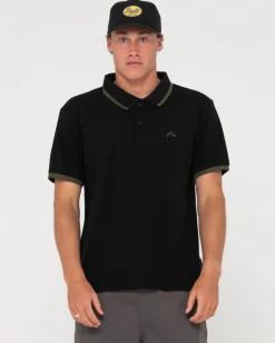 Online 19Th Hole Tipped Short Sleeve Polo Mens Shirts