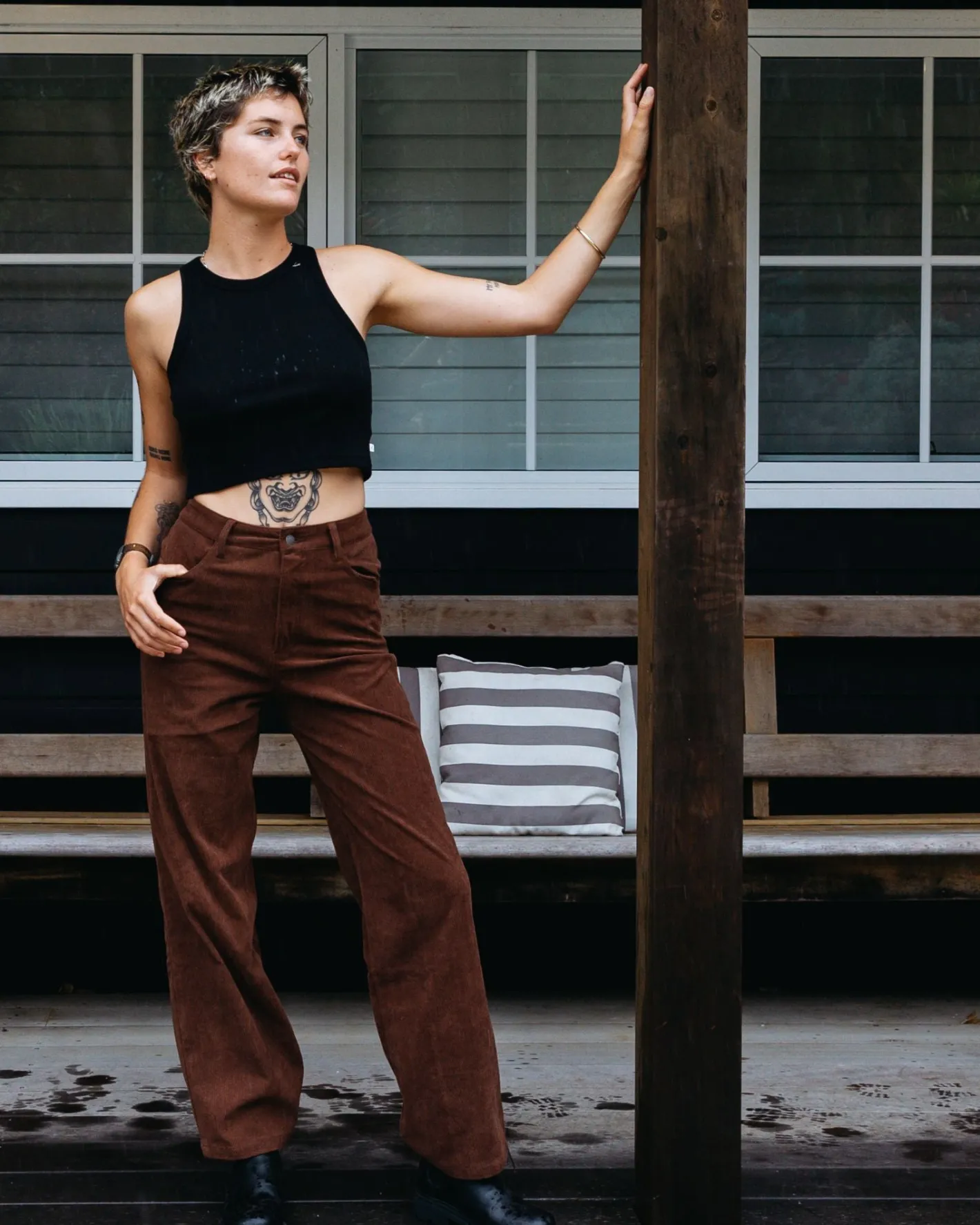 Best Sale The Secret High Rise Cord Pant Womens Pants