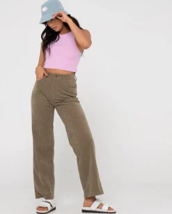 Discount The Secret High Rise Cord Pant Womens Pants