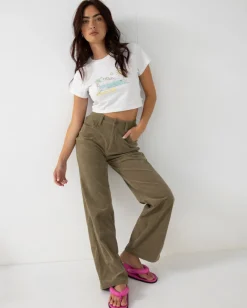 Discount The Secret High Rise Cord Pant Womens Pants