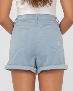 Sale The Secret High Waisted Cord Short Womens Shorts