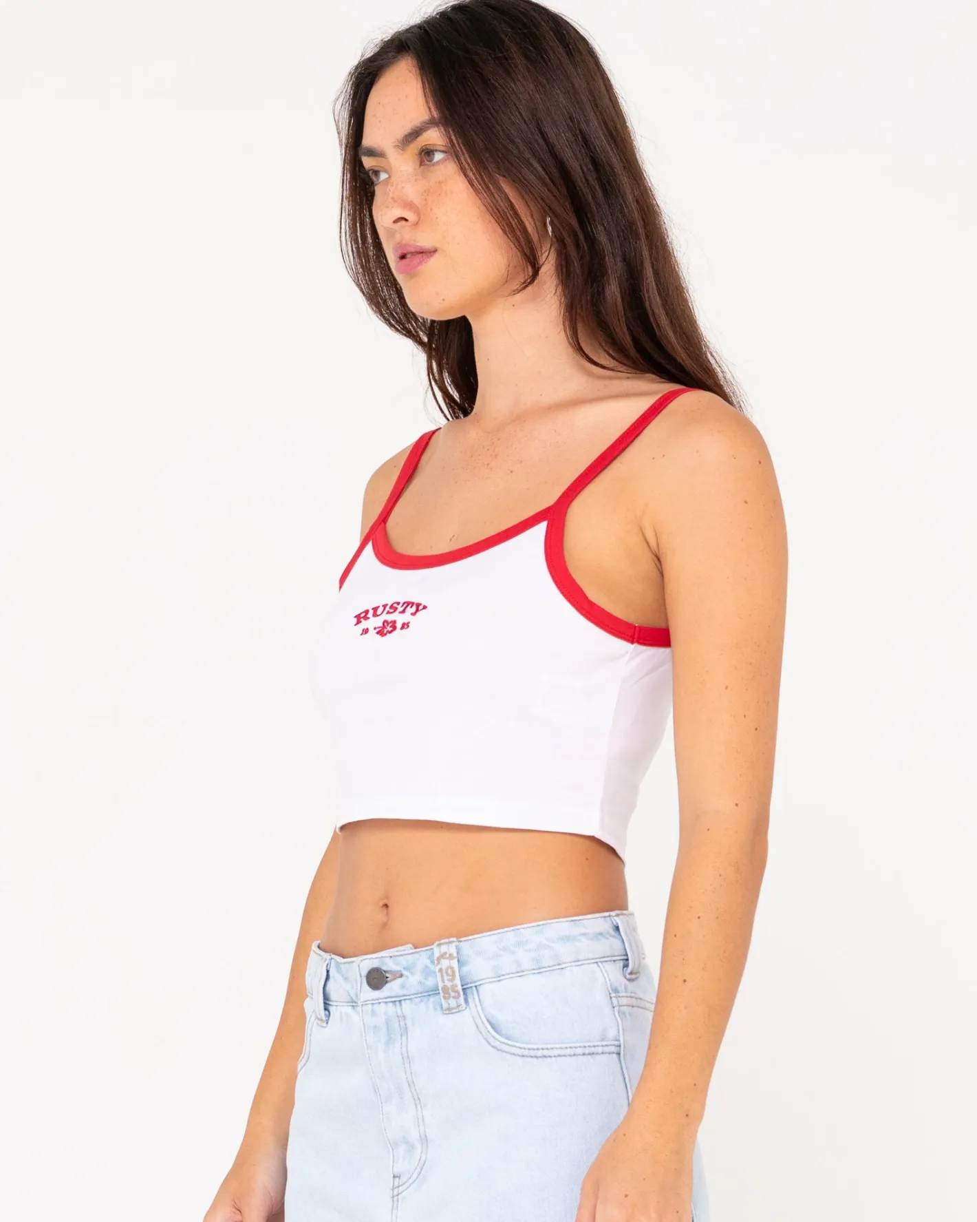 Store Thriving Graphic Crop Tank Top Womens Tees & Tanks