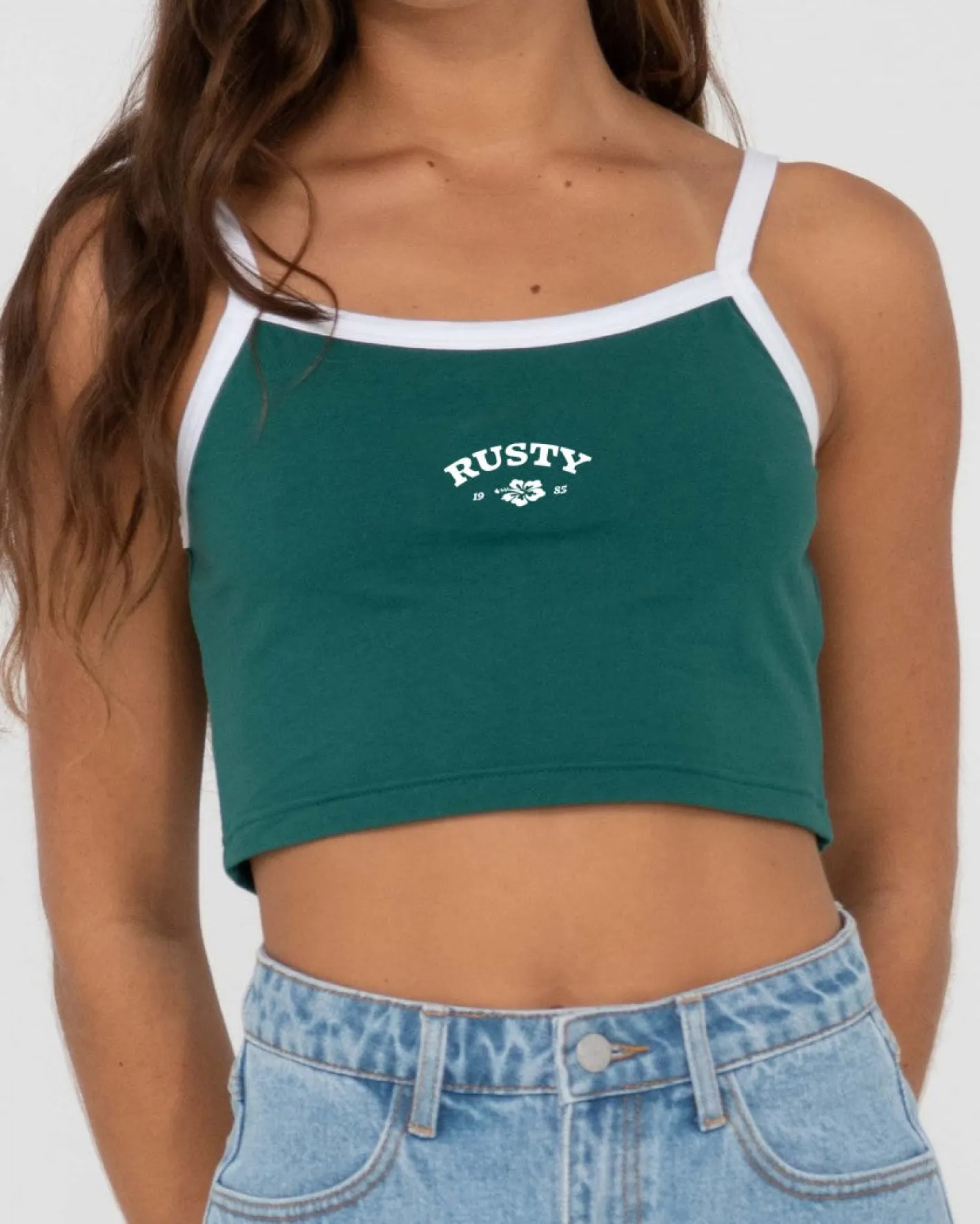 Best Sale Thriving Graphic Crop Tank Top Womens Tees & Tanks