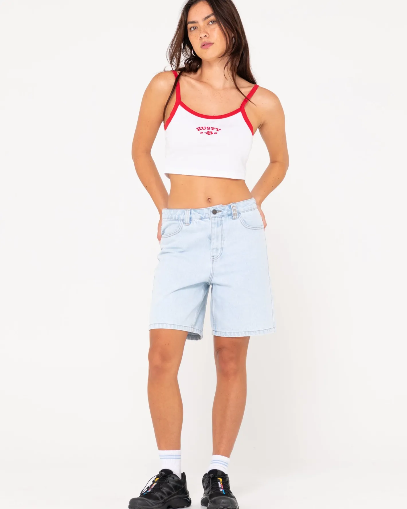 Store Thriving Graphic Crop Tank Top Womens Tees & Tanks