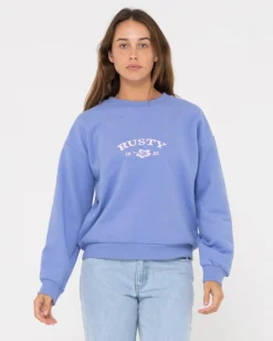 Online Thriving Graphic Relaxed Crew Fleece Womens Hoodies & Fleece