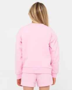Sale Thriving Relaxed Crew Fleece Girls Kids Tops