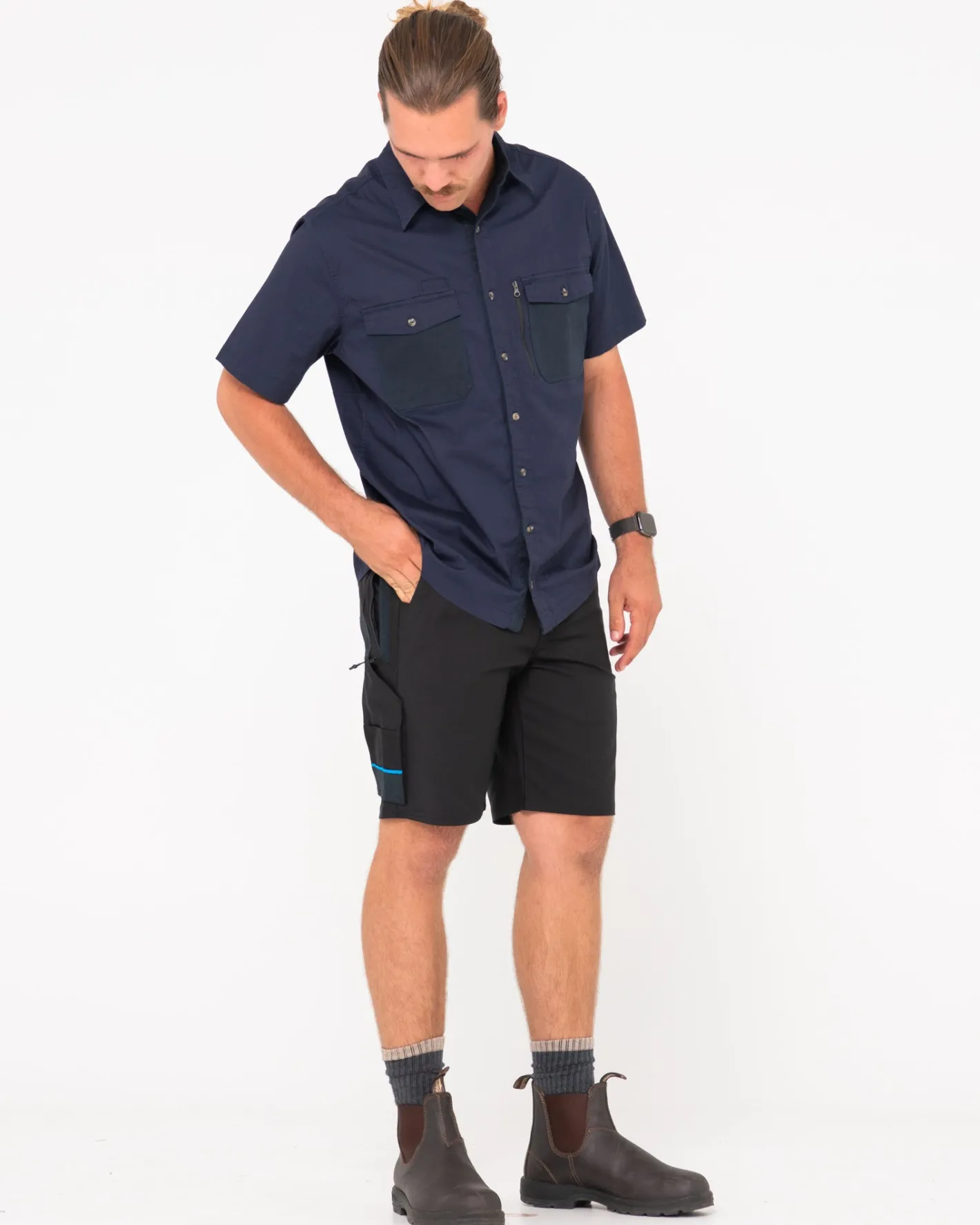 Hot Tr400 9 Pocket Stretch Short Shorts