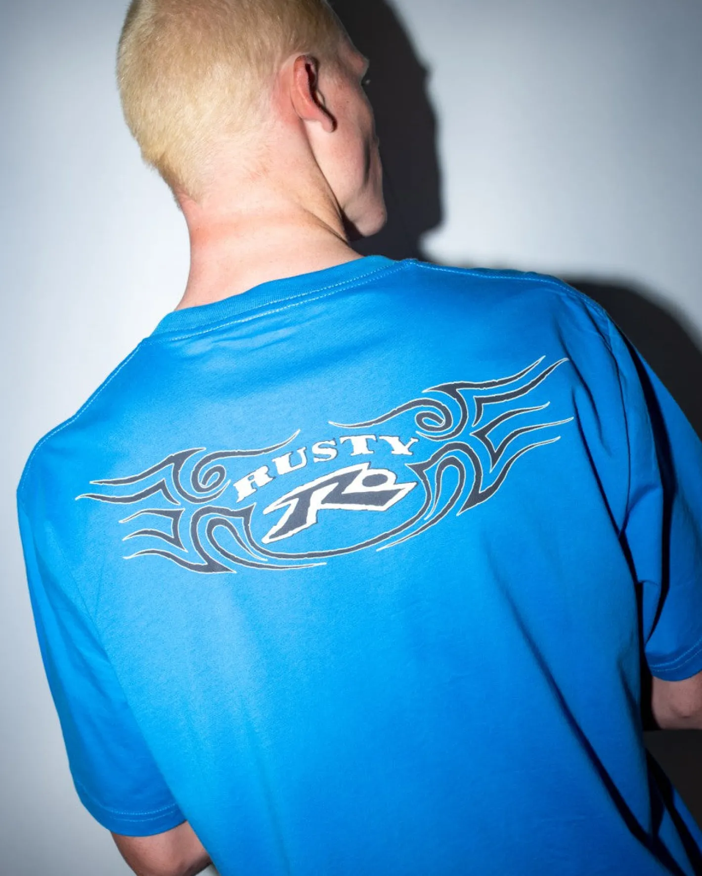 Fashion Tribal Burn Short Sleeve Graphic Tee Mens Tees