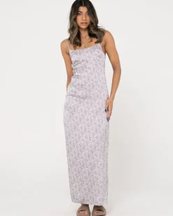 Online Tuscany Silk Maxi Dress Womens Midi Dresses