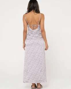 Online Tuscany Silk Maxi Dress Womens Midi Dresses