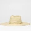 Cheap Tuscany Wide Brim Straw Hat Womens Caps & Hats