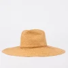 Fashion Tuscany Wide Brim Straw Hat Womens Caps & Hats