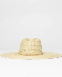 Cheap Tuscany Wide Brim Straw Hat Womens Caps & Hats