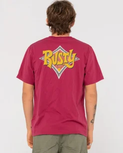 Online Twisted Diamond Short Sleeve Graphic Tee Mens Tees