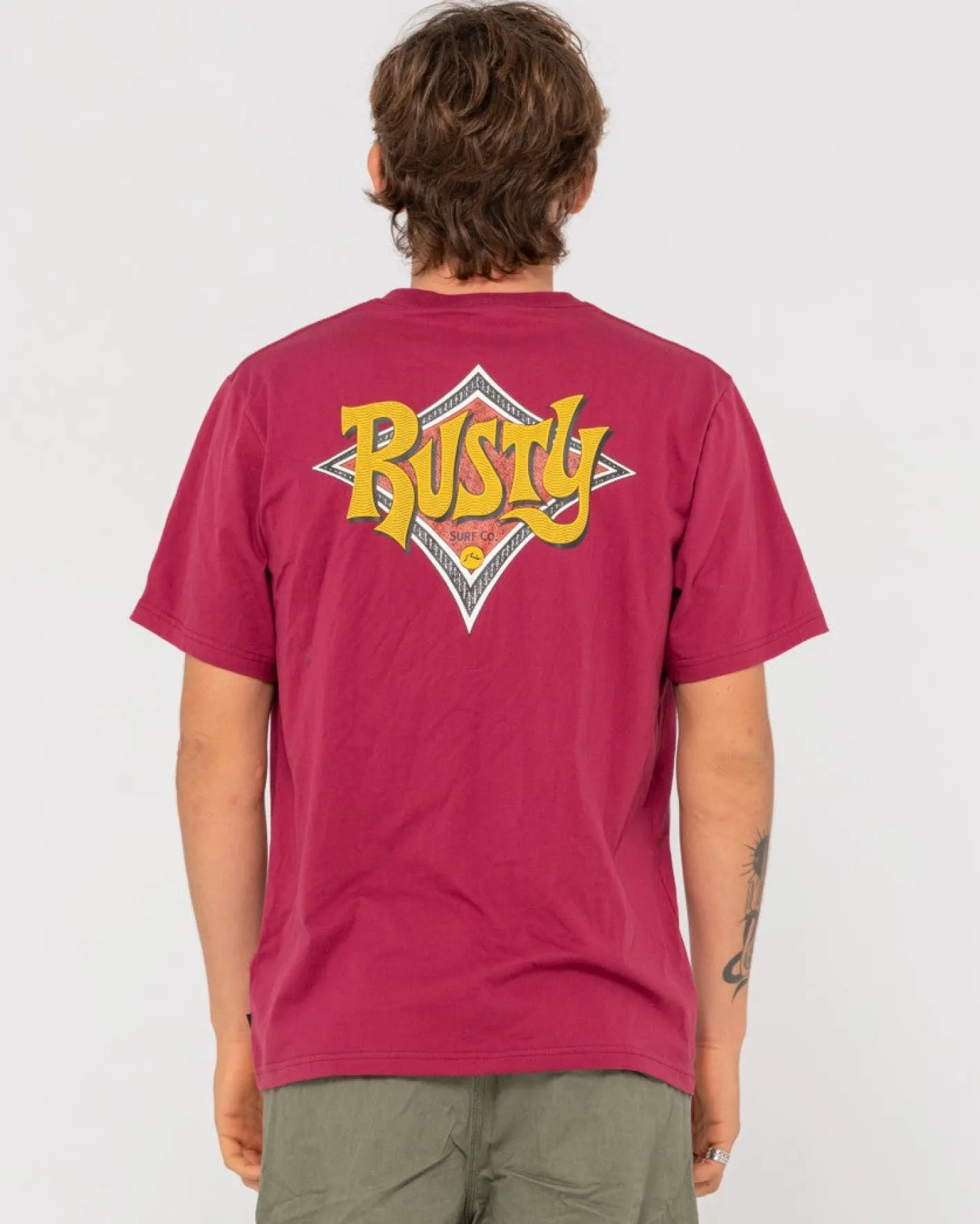 Best Twisted Diamond Short Sleeve Graphic Tee Mens Graphic Tees 2 For