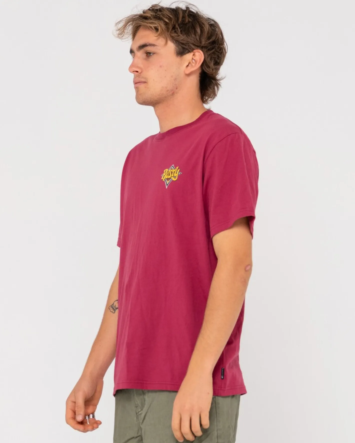 Best Twisted Diamond Short Sleeve Graphic Tee Mens Graphic Tees 2 For