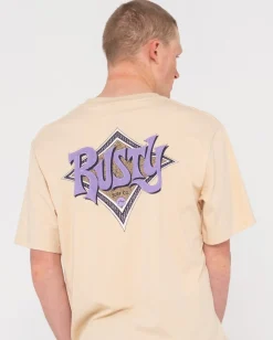 New Twisted Diamond Short Sleeve Graphic Tee Mens Tees